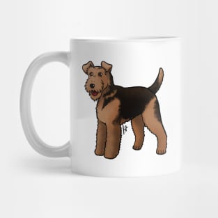 Dog - Airedale Terrier - Black and Tan Mug